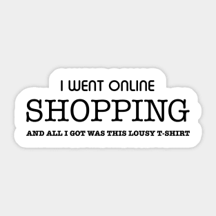 online shopping Sticker